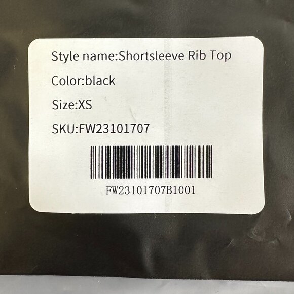 Women's Viavia Short Sleeve Rib Crop Top XS - Picture 5 of 5